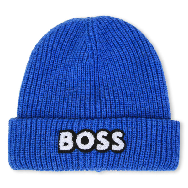 BOSS - Dětská čepice modrá